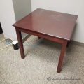 27" Mahogany Square Side End Table